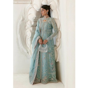 ice blue indian dress Styling Ice Blue for Brown Skin: Indian Wedding Fashion