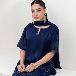 navy blue eid dress Best Navy Blue Dresses For Eid