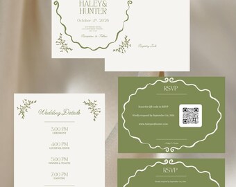 Editable Wedding Invitation Template