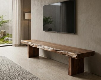 Live Edge TV Stand, Console Table, Foyer Table, Entryway Bench