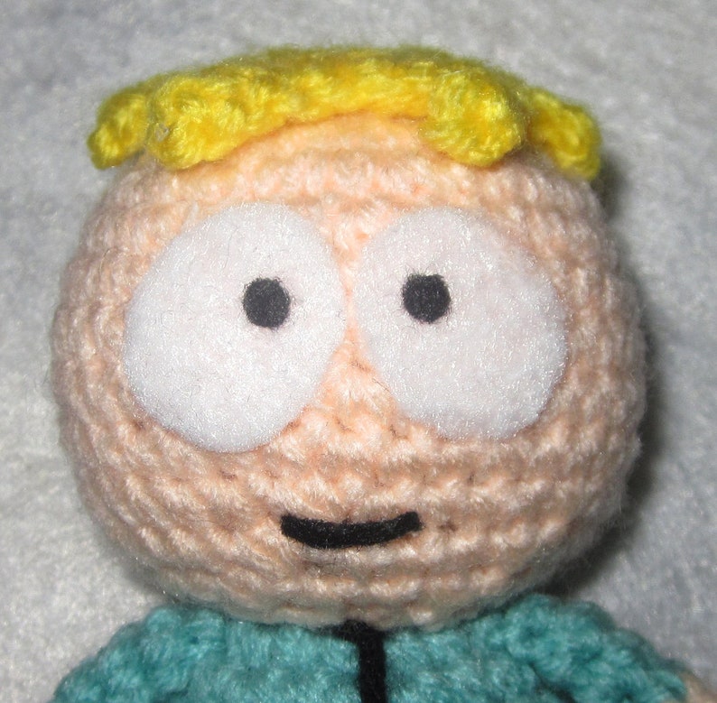 Adorable crochet Amigurumi South Park Butters Etsy