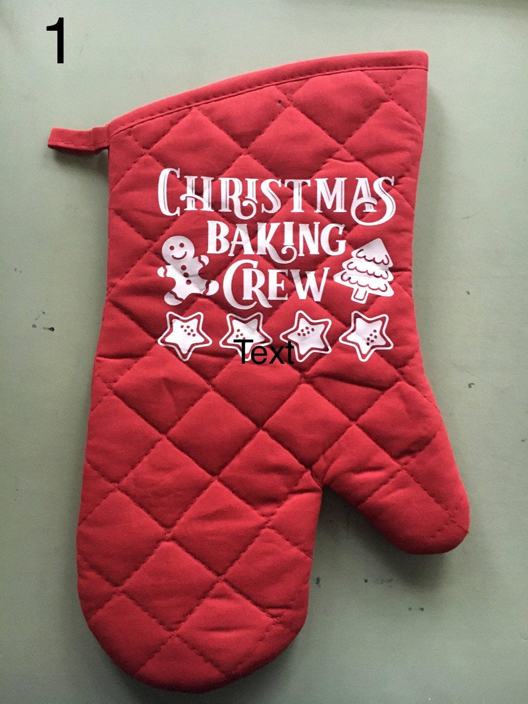 Christmas Oven Mitt Etsy
