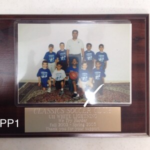 Team Picture Plaque