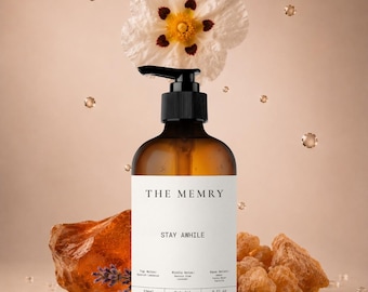 Stay Awhile - Grand Soir by Maison Francis Kurkdjian Inspired Luxury Body Oil - Personalized With Name or Message | Long Lasting 8oz | Gift