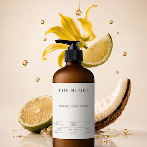 Private Island Escape - Soleil Blanc by Tom Ford inspired luxury Body Lotion - Personalized With Name or Message | Long Lasting