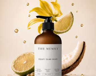 Private Island Escape - Soleil Blanc by Tom Ford inspired luxury Body Lotion - Personalized With Name or Message | Long Lasting