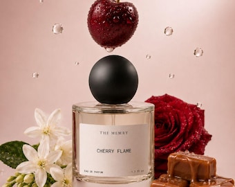 Lovefest Burning Cherry Inspired Perfume Impression | 50ml Eau de Parfum - Personalized With Name or Message | Long Lasting | Perfect Gift