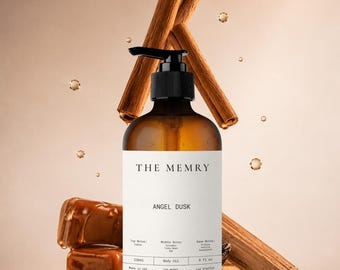 Angels' Share Body Oil Impression - Inspired by Kilian Paris - Personalized With Name or Message | Long Lasting Scent | 8oz Glass Bottle
