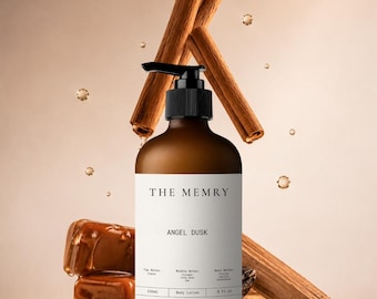 Angel Dusk - Angels' Share by Kilian Paris Inspired Luxury Body Lotion - Personalized With Name or Message | Long Lasting | 8oz Glass Bottle
