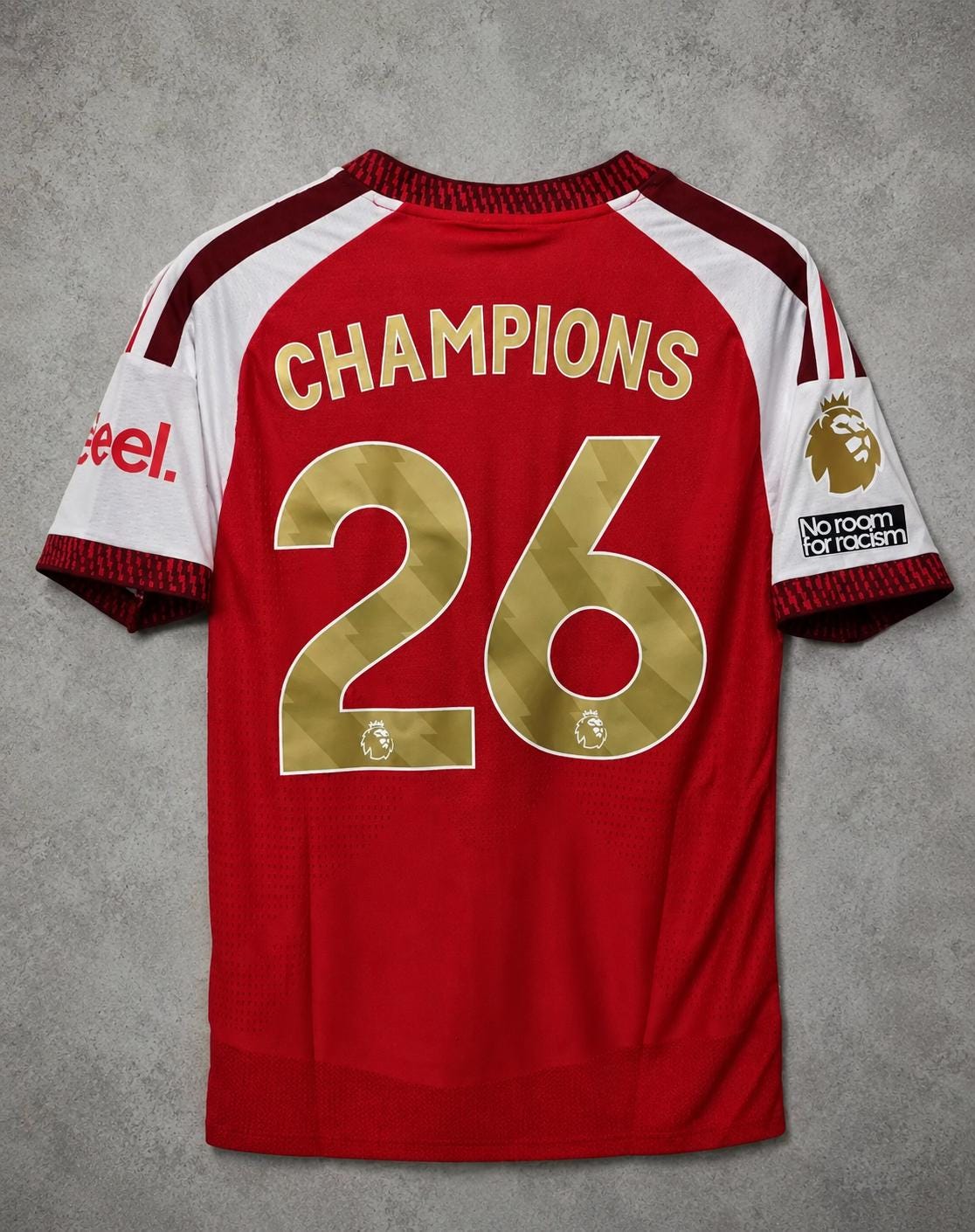 Arsenal Champions 26 Retro Style Jersey Football Fan Shirt Premier