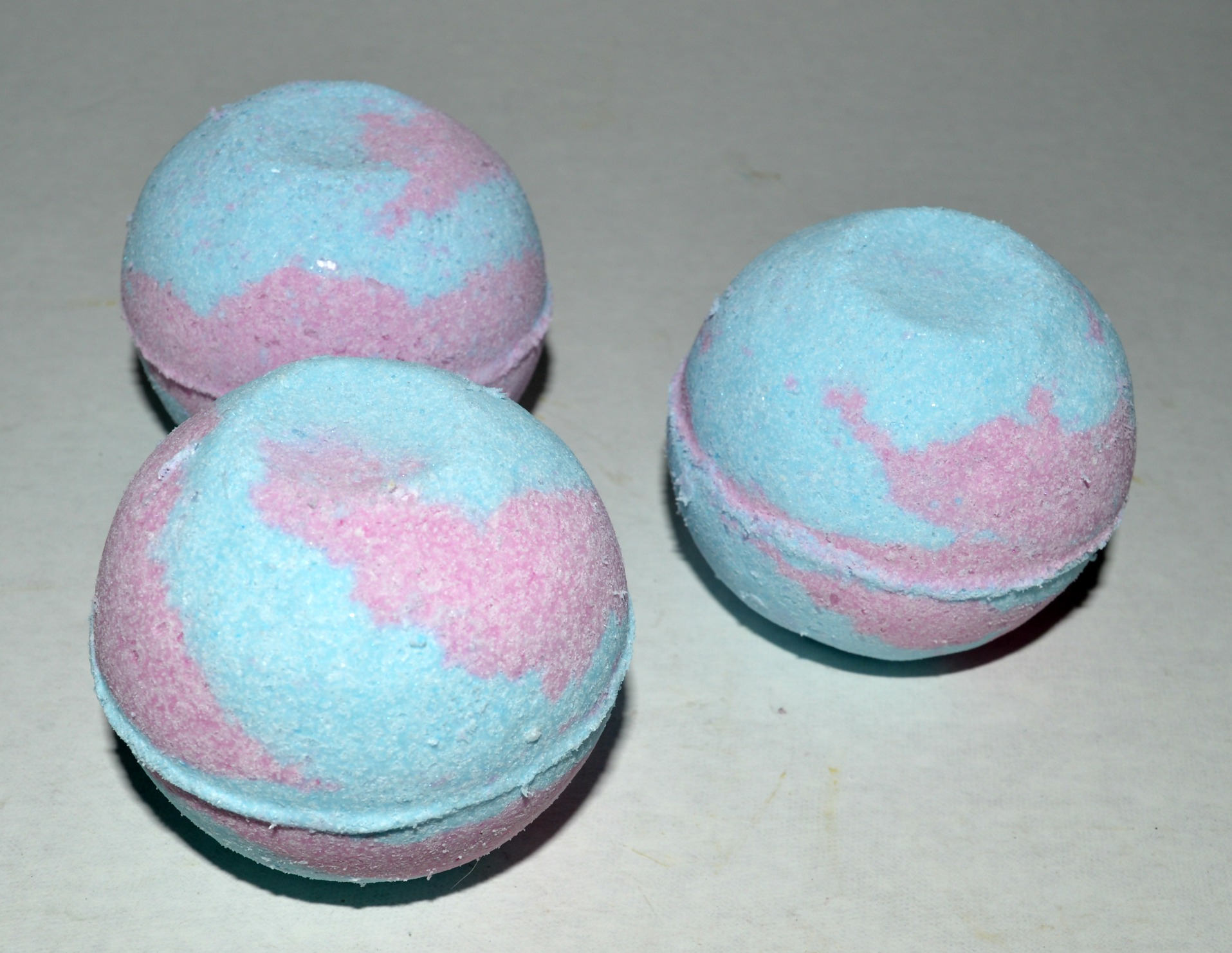 Cotton Candy Bath Bomb Pink and Blue Bath Bomb Bath Fizz Etsy
