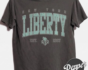 New York Liberty Wommen Basketball Team Est 1997 Vintage Comfort Colors Shirt
