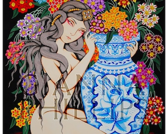16x20 Woman & Vase Prints