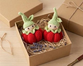 Amigurumi Pumpkins PDF Pattern Download Stuffed Baby Animal Plushie Easy Beginner Friendly