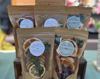 Mezclas de popurrí para cocinar a fuego lento / Popurrí natural para la estufa / Renovación primaveral, hogar acogedor, cítricos