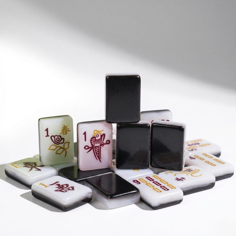 Midnight Dynasty Mahjong Tiles 2