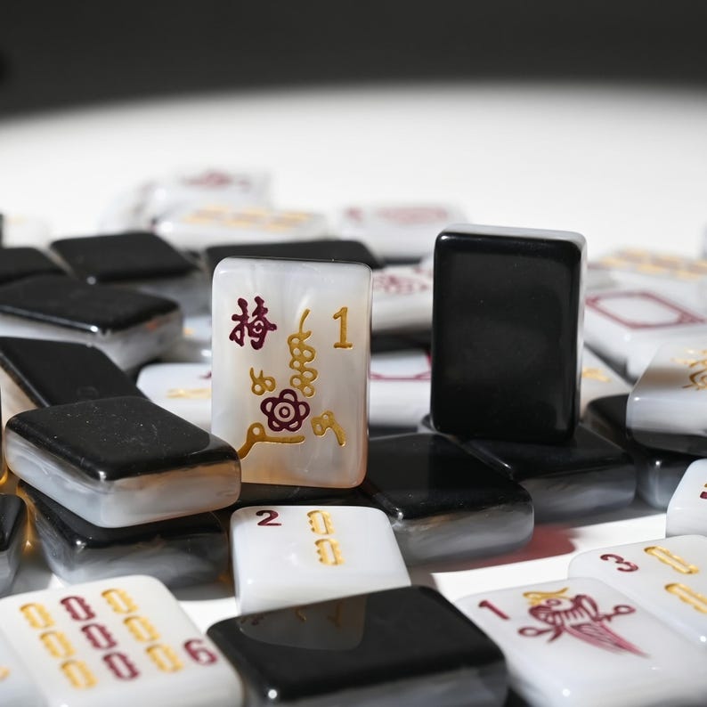 Midnight Dynasty Mahjong Tiles 1