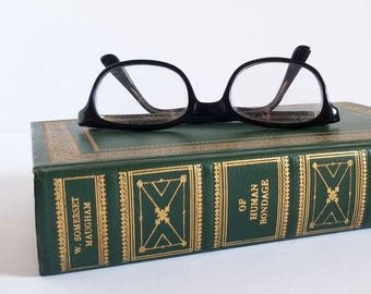 Of Human Bondage - W Somerset Maugham - Vintage Green Hardcover Book - International Collectors Library