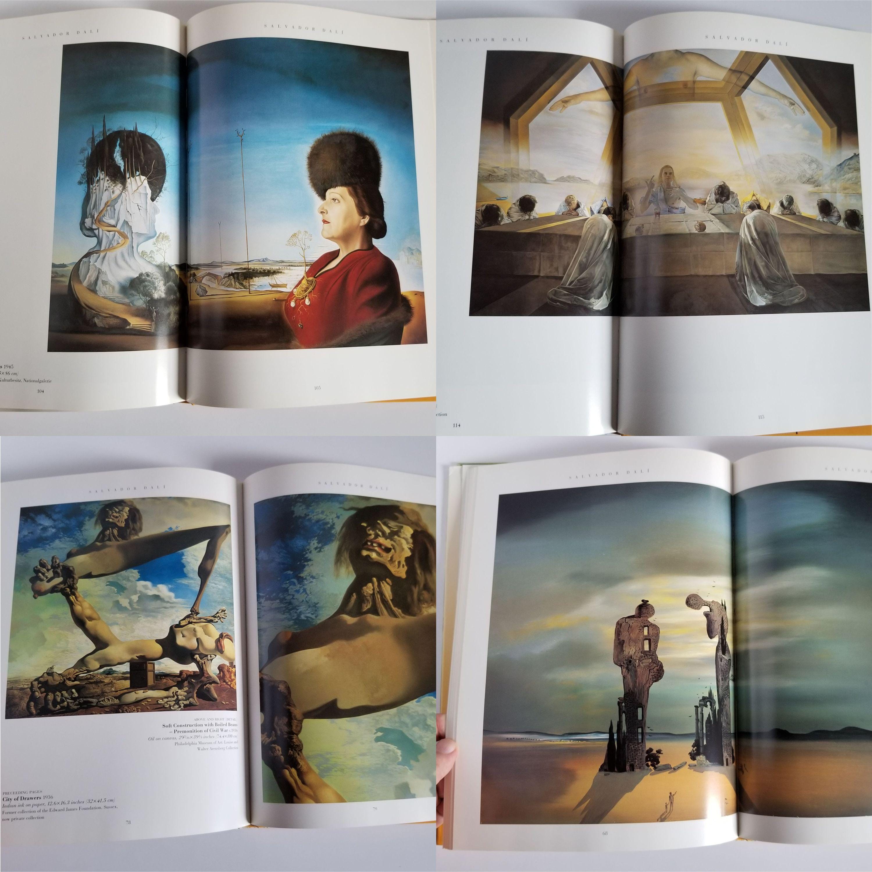 Salvador Dali Surrealism Art Book - Vintage Illustrated Hardcover