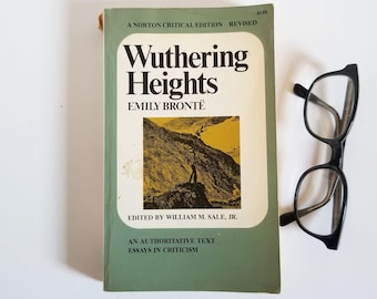 Wuthering Heights - Emily Brontë - Vintage Paperback Book - Norton Critical Edition Trade Size