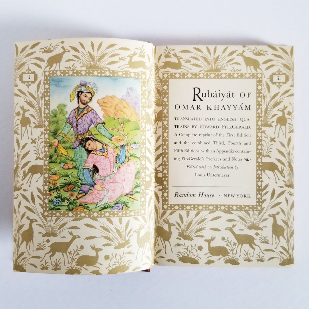 洋書 Rubaiyat of Omar Khayyam RUBAIYAT OF OMAR KHAYYAM 1952 ILLUSTRATED By DULAC