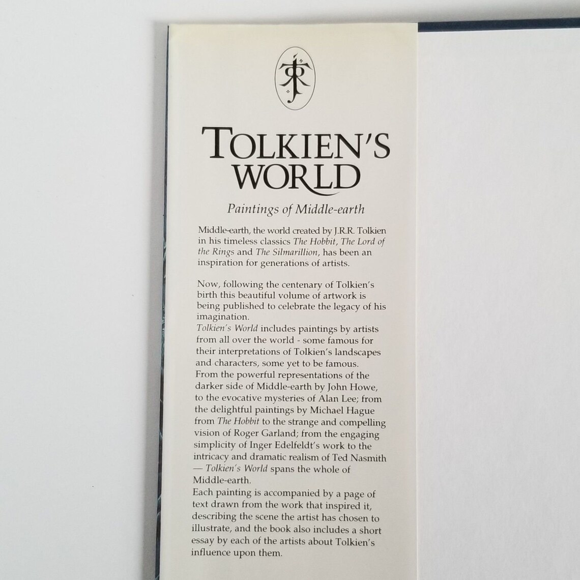 JRR Tolkien Art Book Tolkien's World Paintings of Etsy