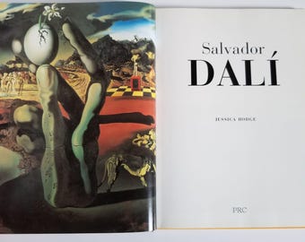 Salvador Dali Surrealism Art Book - Vintage Illustrated Hardcover
