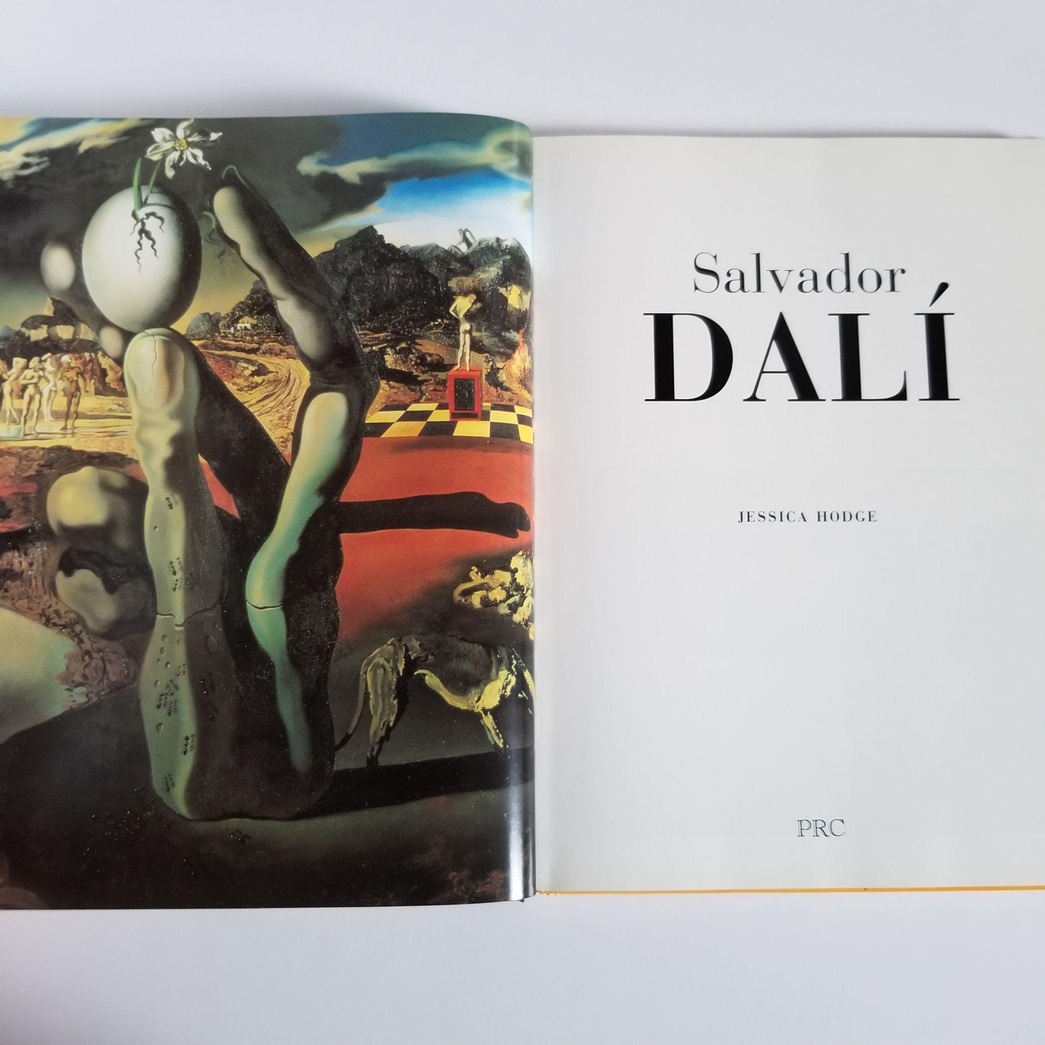 Salvador Dali Surrealism Art Book - Vintage Illustrated Hardcover