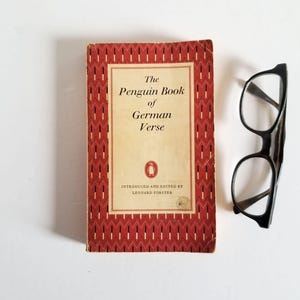 The Penguin Book of German Verse - Leonard Forster - livre de poche vintage - anthologie de poésie allemande