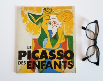 Picasso for Children - Vintage French Language Book - Le Picasso des Enfants - Illustrated Softcover Art Education Book