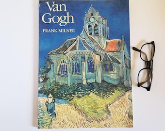 Van Gogh Art Book - Vintage Large Softcover - Frank Milner - Color Reproductions