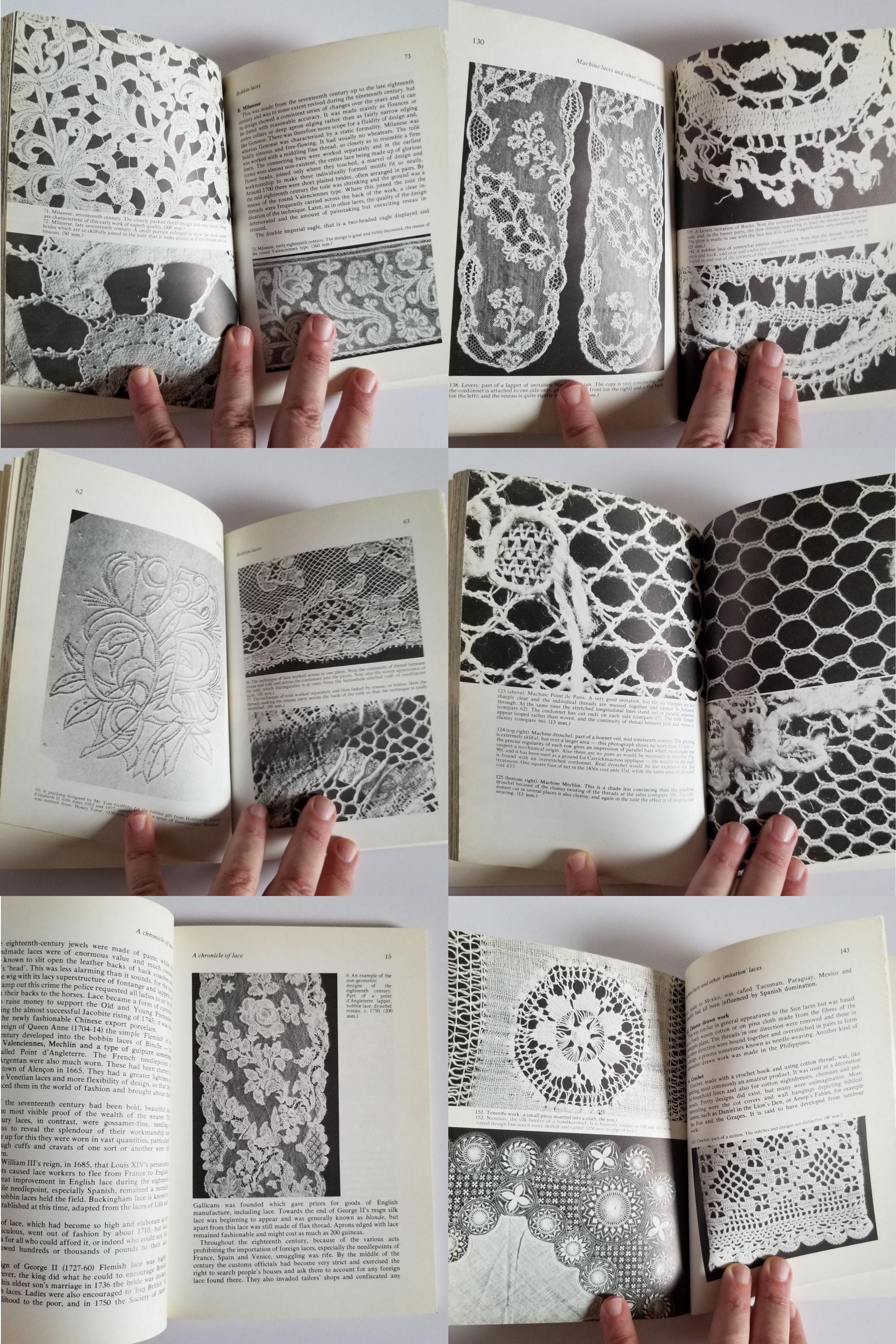 The Identification of Lace - Pat Earnshaw - Vintage Softcover Book