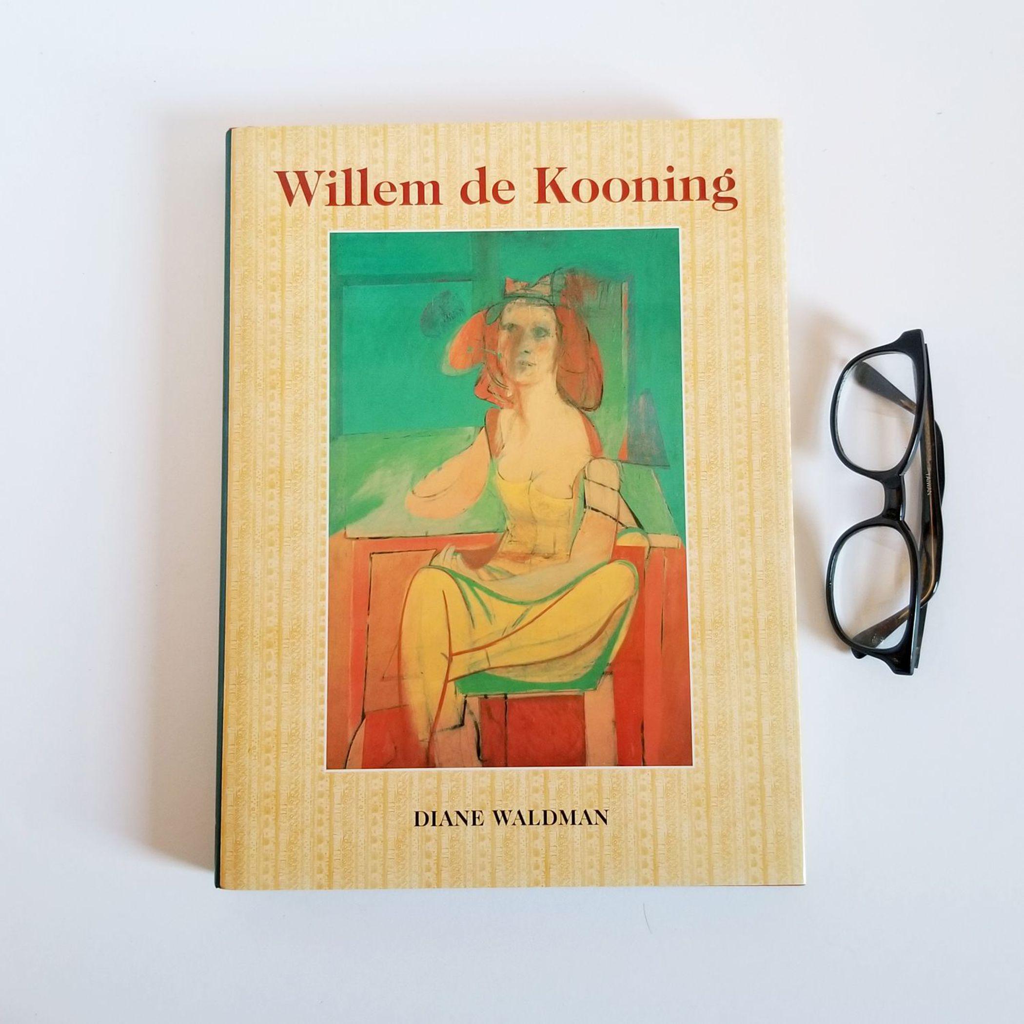 DE KOONING アートブック Willem de Kooning Art Book - Vintage Illustrated Red