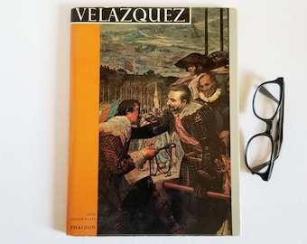 Velazquez Art Book - Vintage Hardcover Book - Xavier De Salas - Phaidon Press