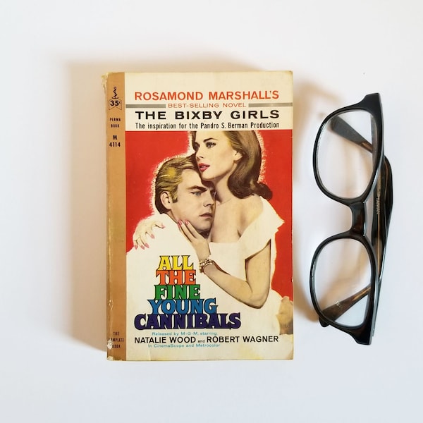 The Bixby Girls - Rosamond Marshall - 60s Pulp Fiction Novel - Vintage Paperback Book - aka All the Fine Young Cannibals Hollywood Movie