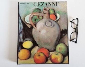 Paul Cezanne Artist Biography - Vintage Hardcover Art History Book - John Rewald - Harry N Abrams