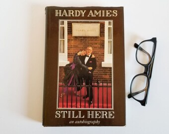 Hardy Amies Fashion Memoir Book - Still Here an Autobiography - 1984 Signed Edition - Vintage Hardcover Book