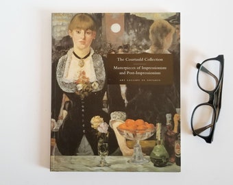 Masterpieces of Impressionism Art Book from The Courtauld Collection - Vintage Art Gallery Exhibition Catalogue