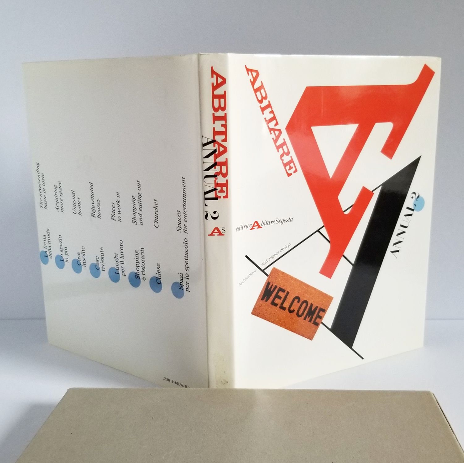 ＡＢＩＴＡＲＥ　ＡＮＮＵＡＬ　6 Abitare Annual 2 - Vintage Italian Interior Design Book W Slipcase