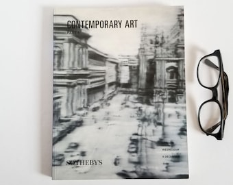 Sotheby's Contemporary Art Auction Catalog - Vintage Modern Art Book - London December 9 1998