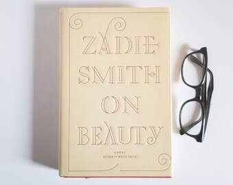 On Beauty by Zadie Smith - Vintage Red Hardcover Book - 2005 Viking Canada - Penguin Group