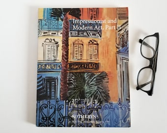 Sotheby's Impressionist & Modern Art Auction Catalog Book - Vintage Illustrated Book - New York May 1997
