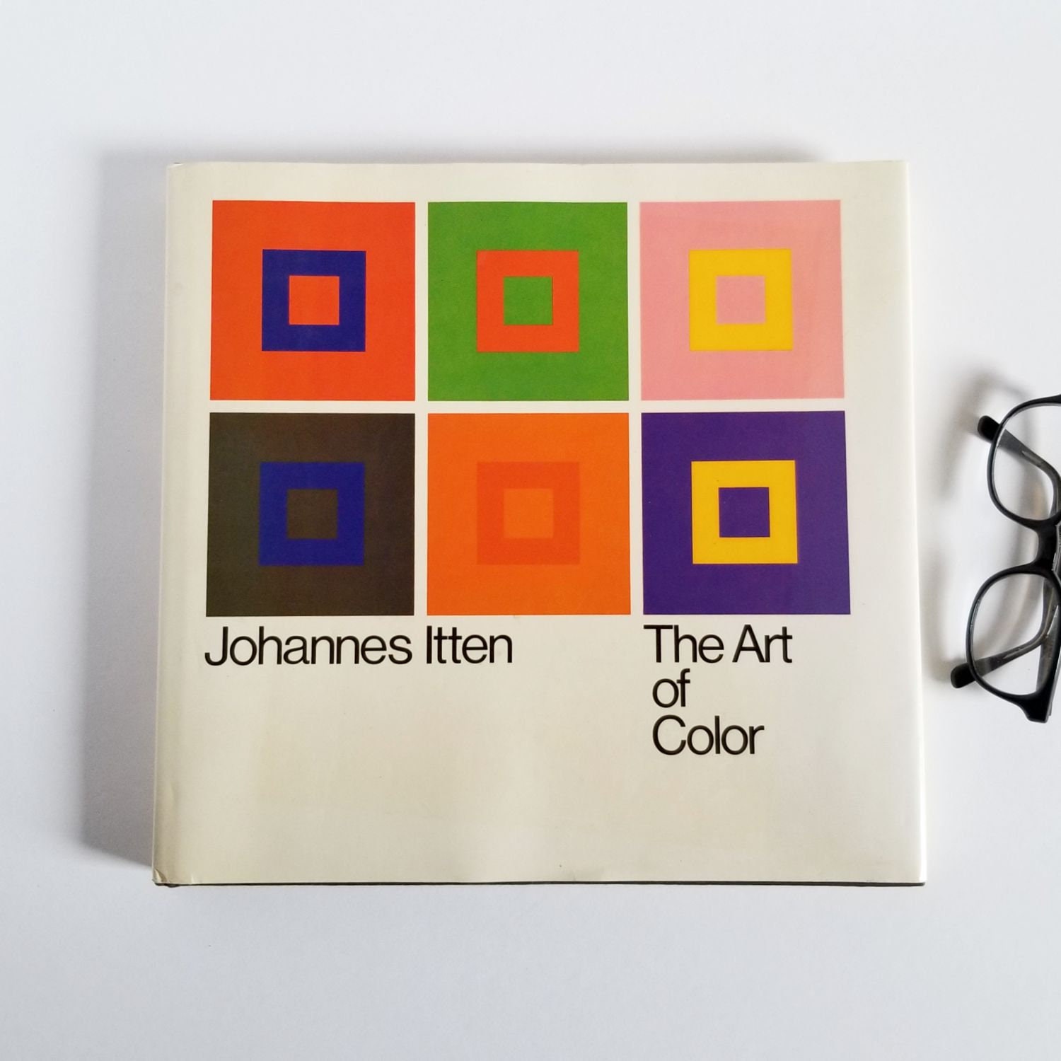 希少1961年初版Johannes Itten-KUNST DER FARBE The Art of Color - Johannes Itten - Vintage Illustrated Hardcover