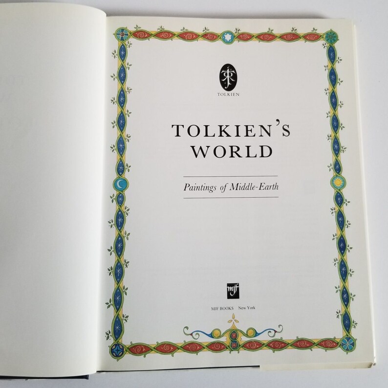 JRR Tolkien Art Book Tolkien's World Paintings of Etsy