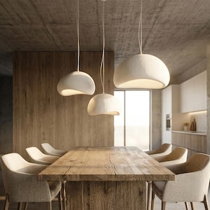 Japandi Ceiling Lamp - Etsy