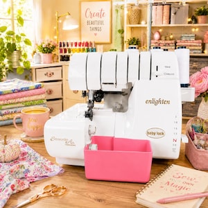 Baby Lock Enlighten Serger Waste Bin, 3D Printed Thread Catcher Accessory
