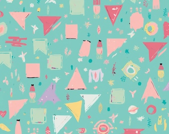 Digital modern abstrakt geometrisk -