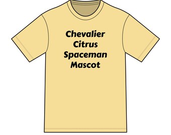 Chevalier Citrus Spaceman-mascotte