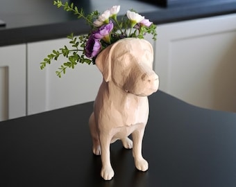 Dog Vase – Modern 3D Printed Floral Planter