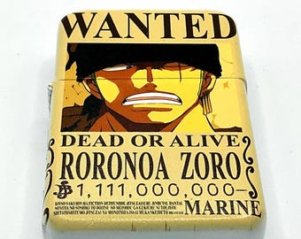 Encendedor Roronoa Zoro “Want” de arte completo